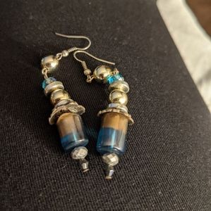 Silver earrings